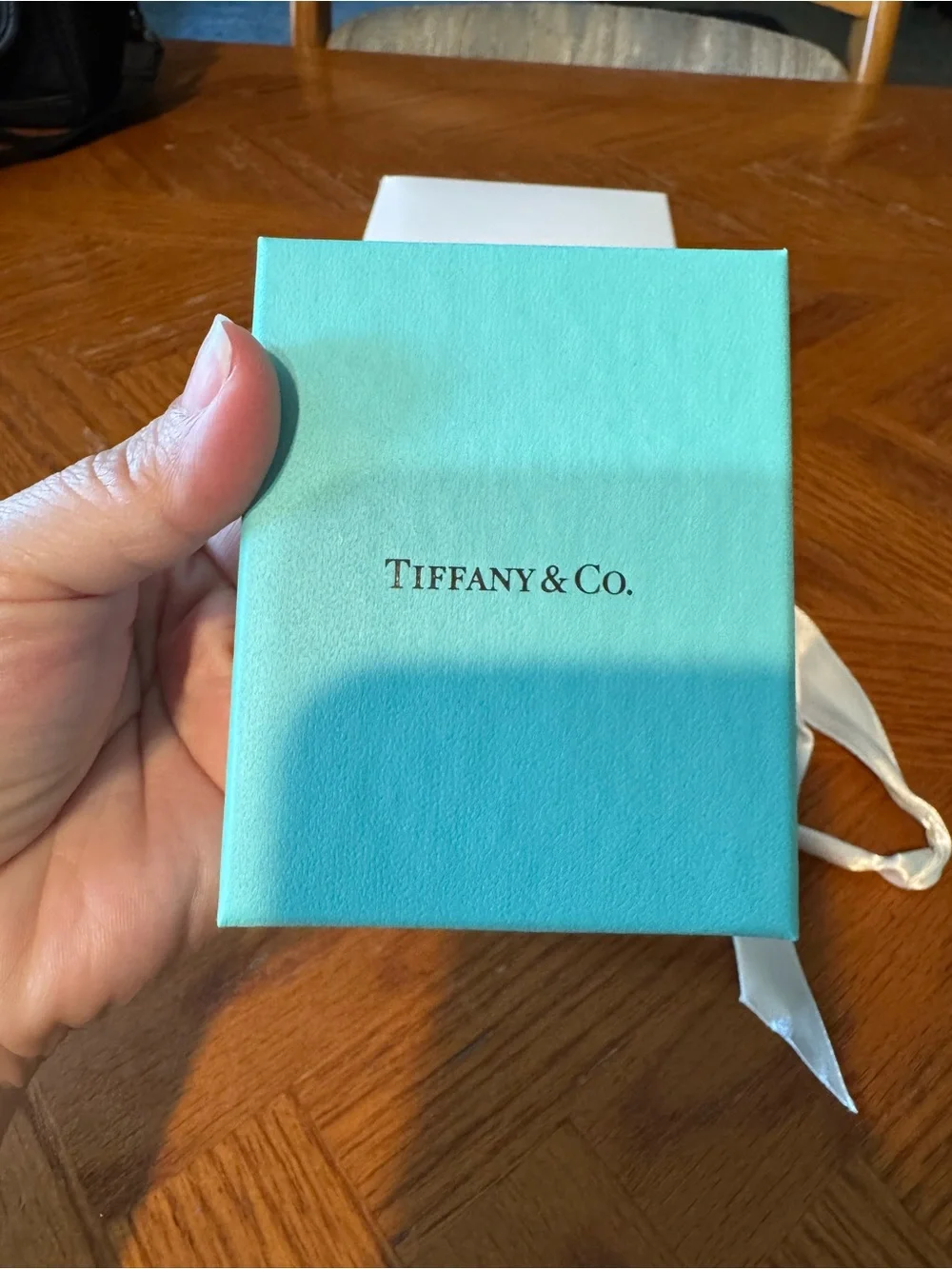Tiffany & Co. Jewelry Box, Pouch & Ribbon